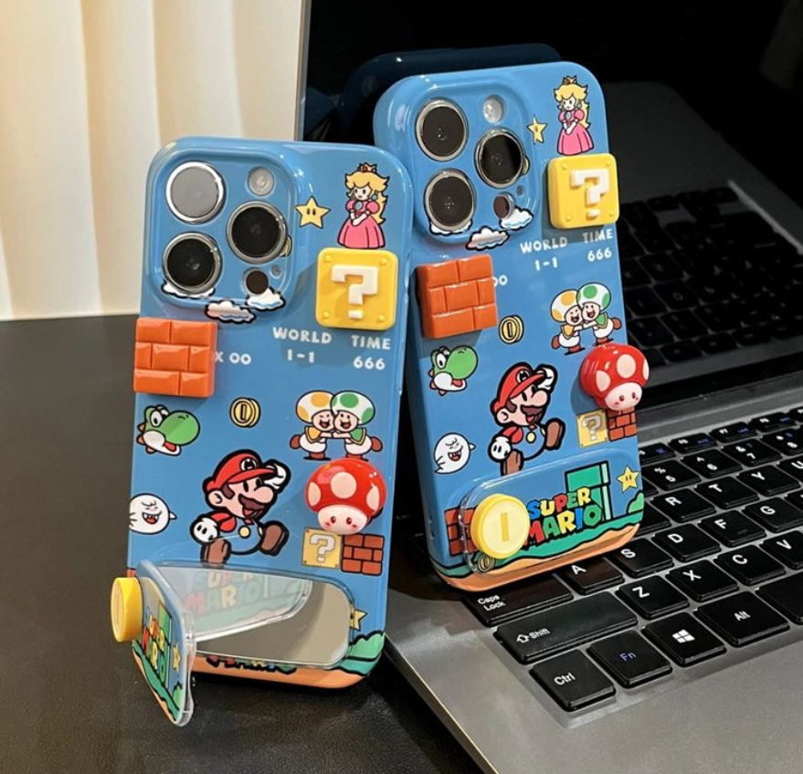 Mario phone case with stand