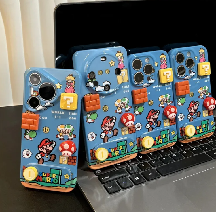 Mario phone case with stand