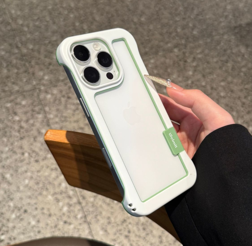 Apple phone borderless heat dissipation protective case