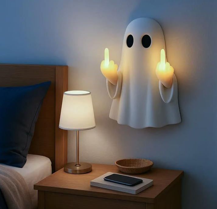 Halloween rude ghost