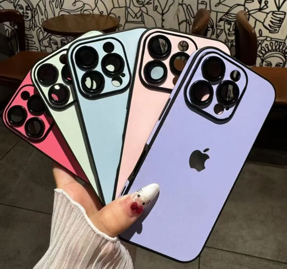 Color pixel style phone case