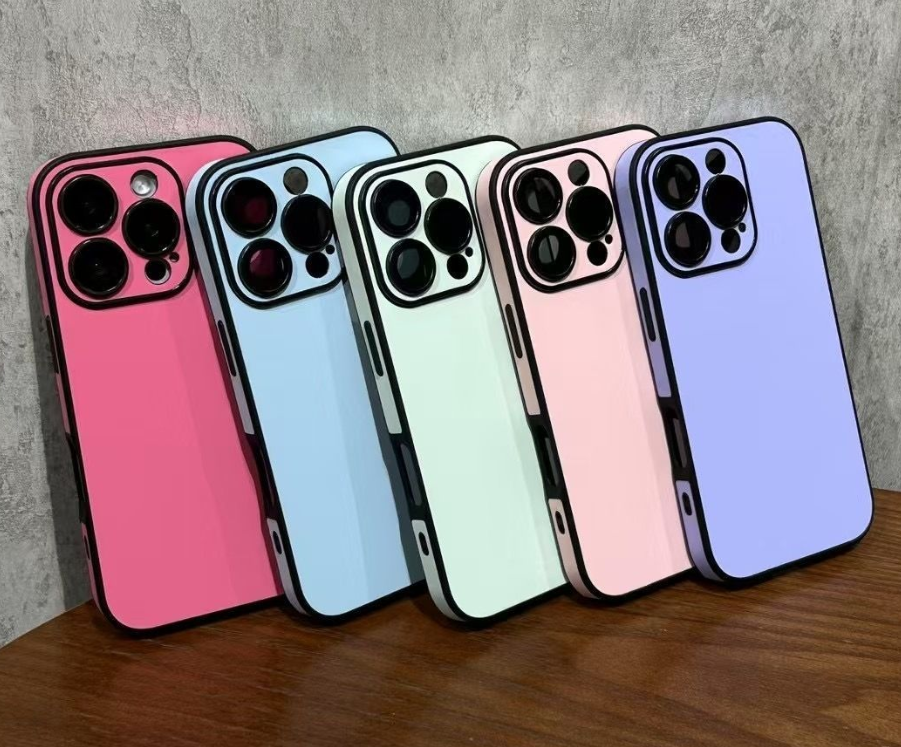 Color pixel style phone case