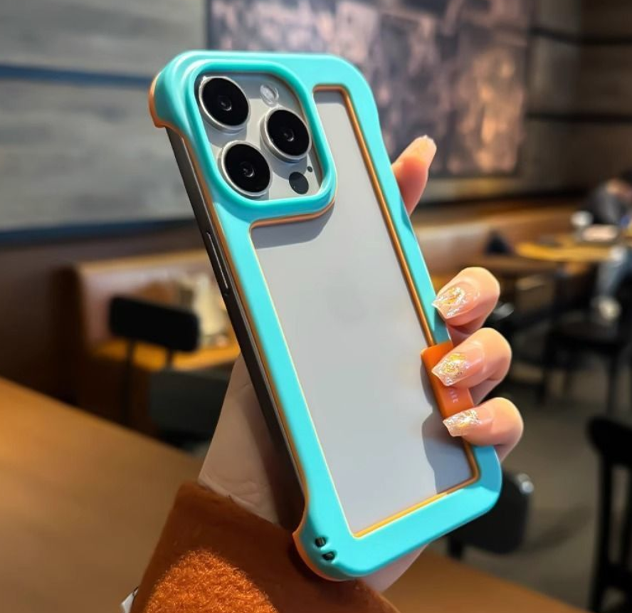 Apple phone borderless heat dissipation protective case