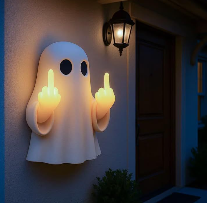 Halloween rude ghost