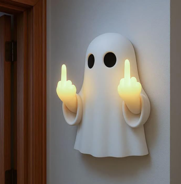 Halloween rude ghost