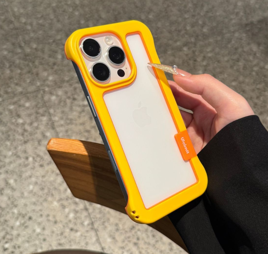 Apple phone borderless heat dissipation protective case